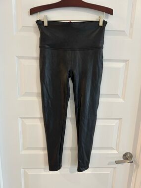 Spanx Black Leggings Size XLP Petite